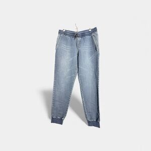 Adidas Light Blue Women's Jogger Jeans Retro Style Medium